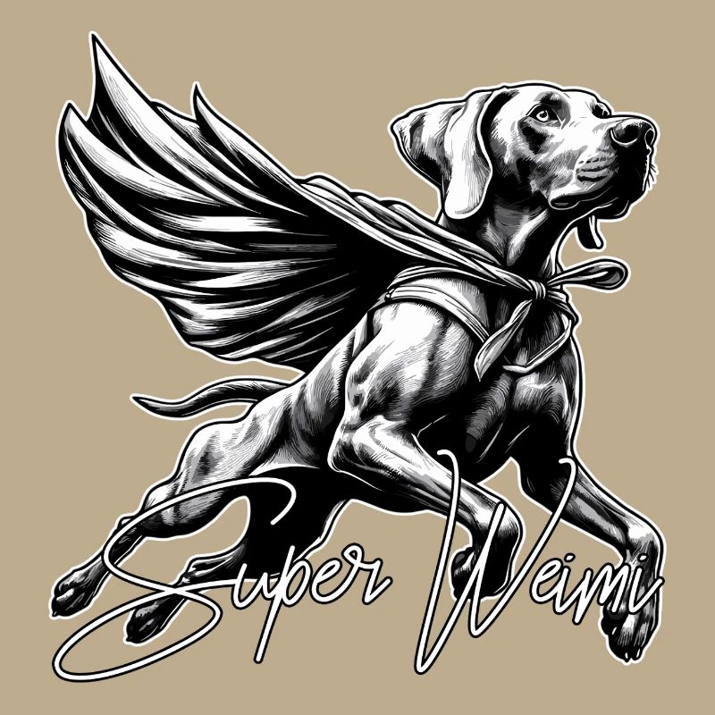 Super Dog Weimaraner Weimi Cape Cape Gift