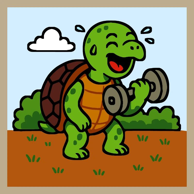 Funny Turtle Comic
