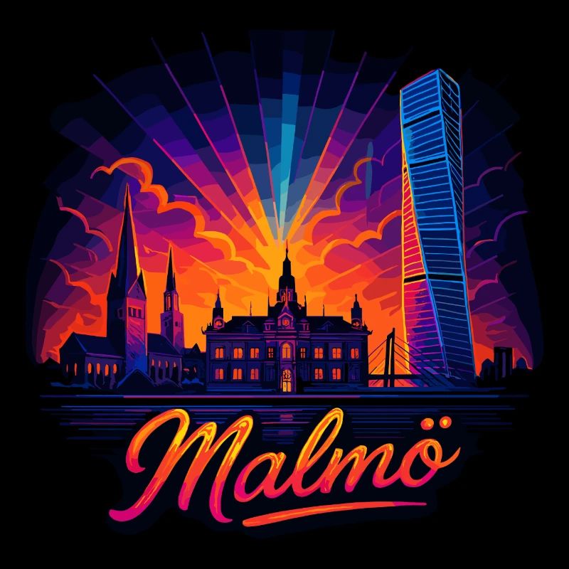 Malmö City Sweden Cool Epic Gift