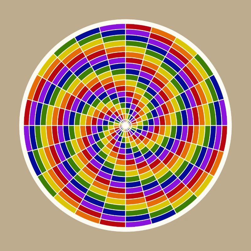 Conception d’art en spirale colorée