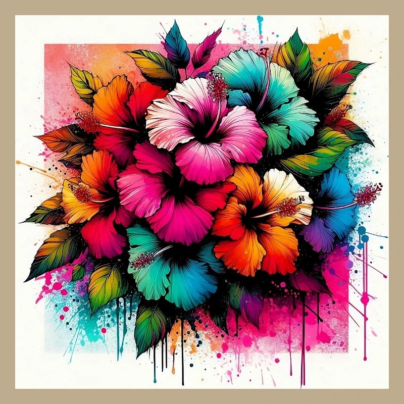 Fleurs d’hibiscus