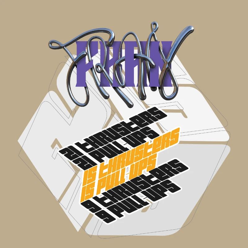 Fran Hero WOD Cross-Training leichte Grafikversion