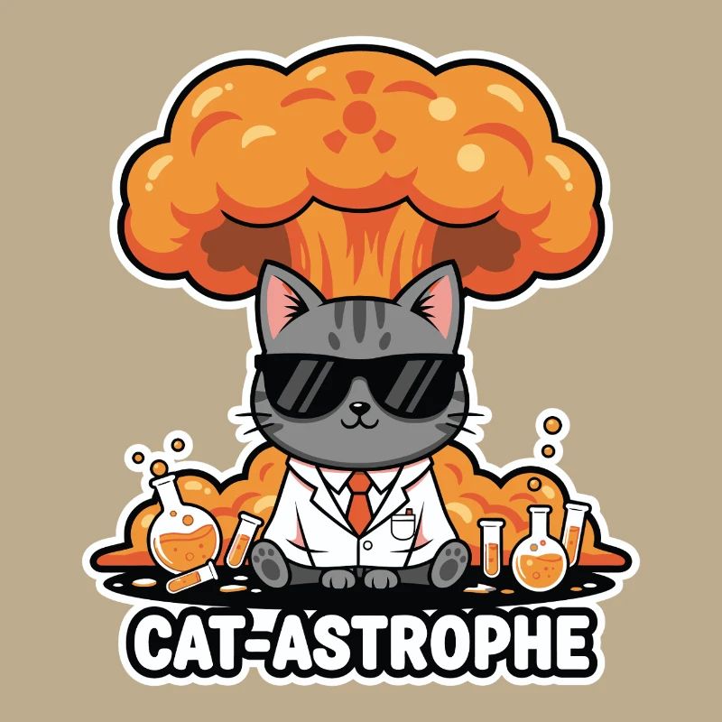 Cat Astrophe Labcoat