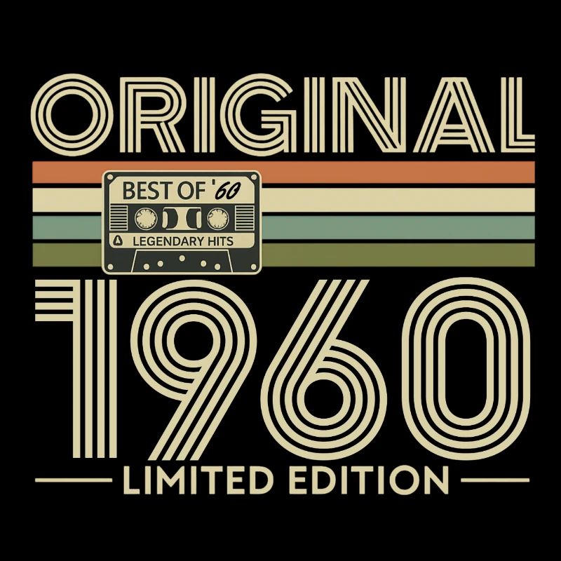 Original 1960s Cassette Édition Limitée