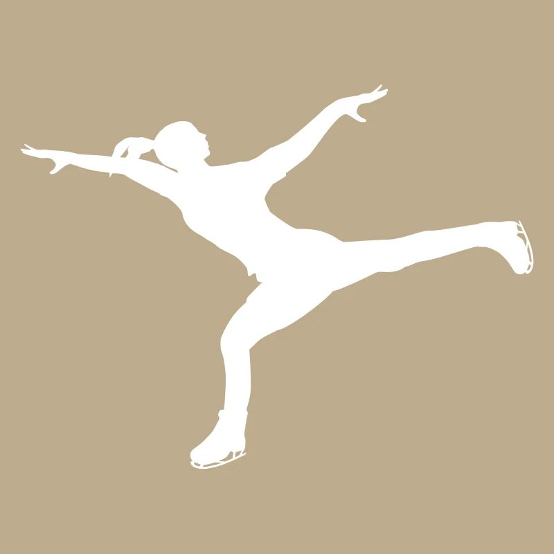 Dynamische Pose auf Kufen