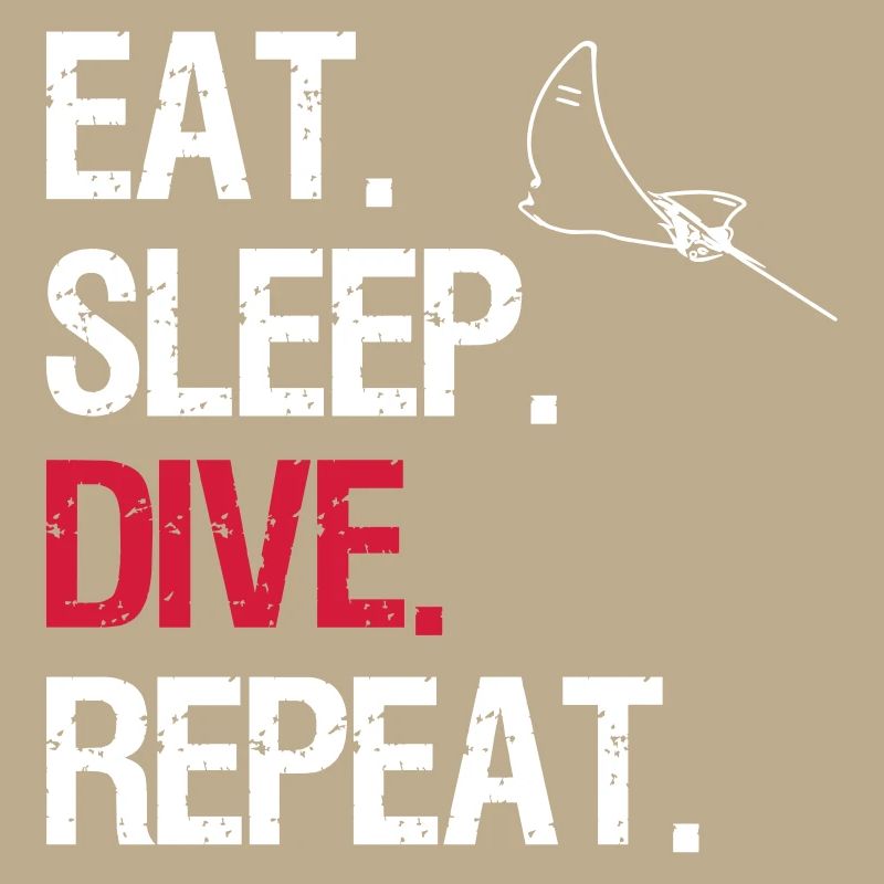 Eat Sleep Dive Repeat - Adlerrochen