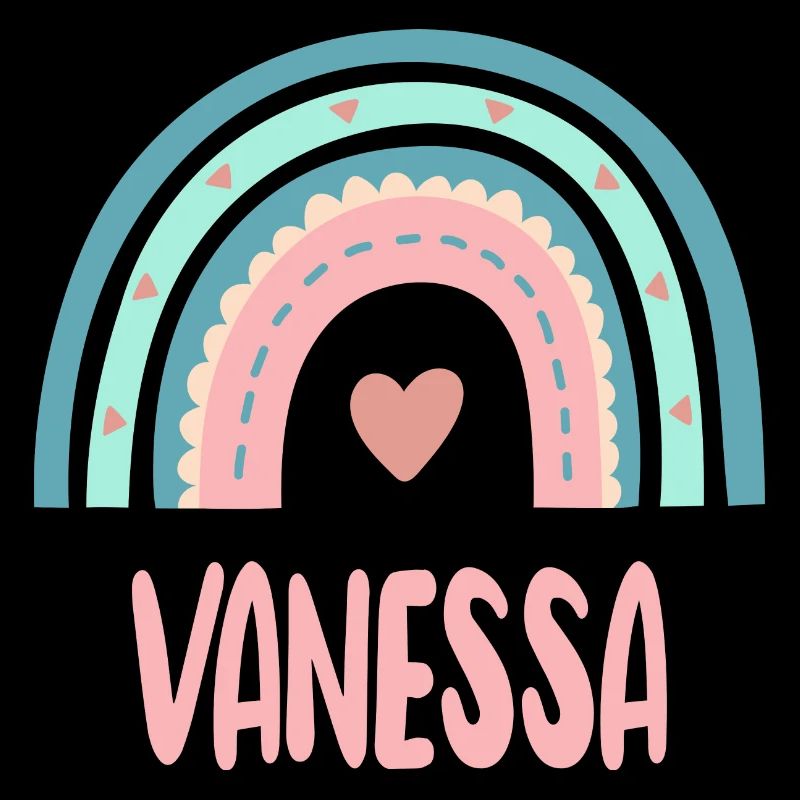 Vanessa Name Rainbow Baby