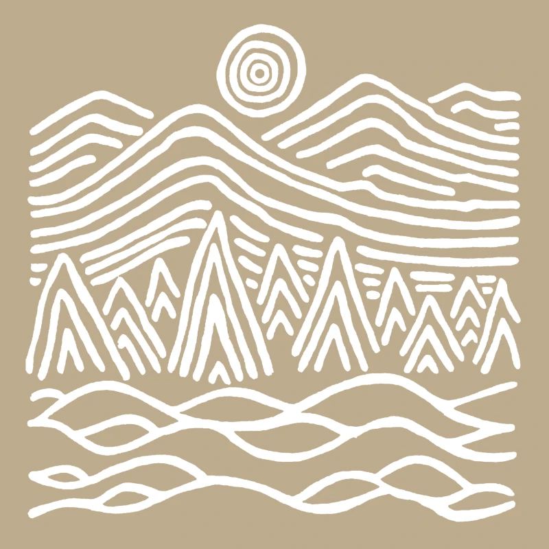 Paysage blanc étrange