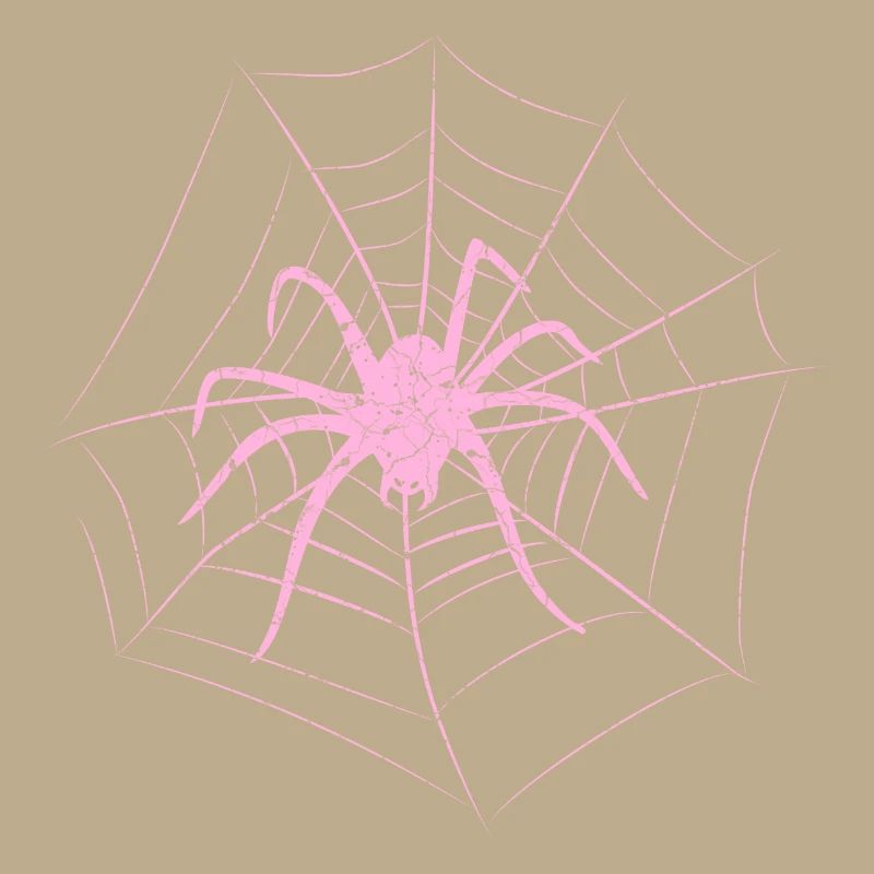 Spinne im Netz Halloween