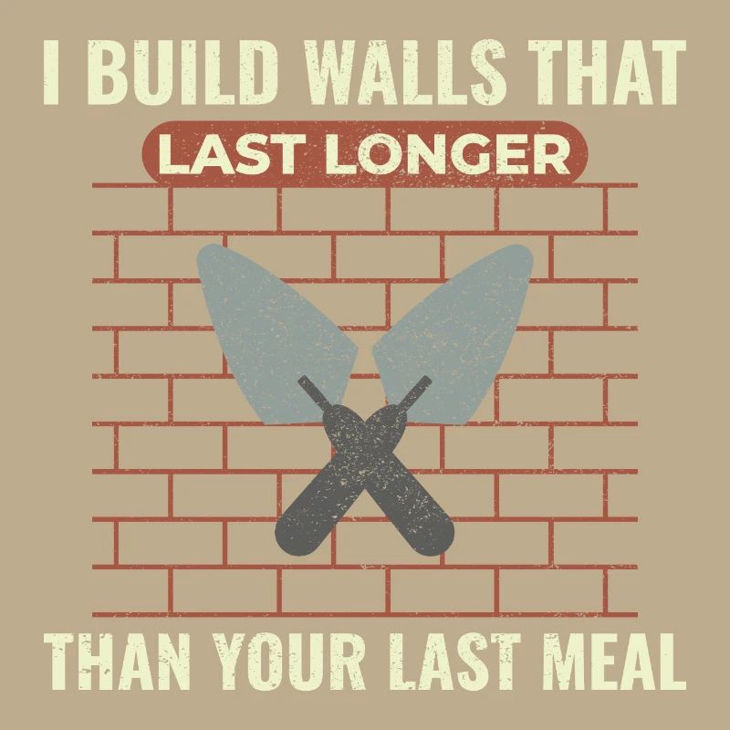 Bricklayer Masonry Construction Job Wall Builder