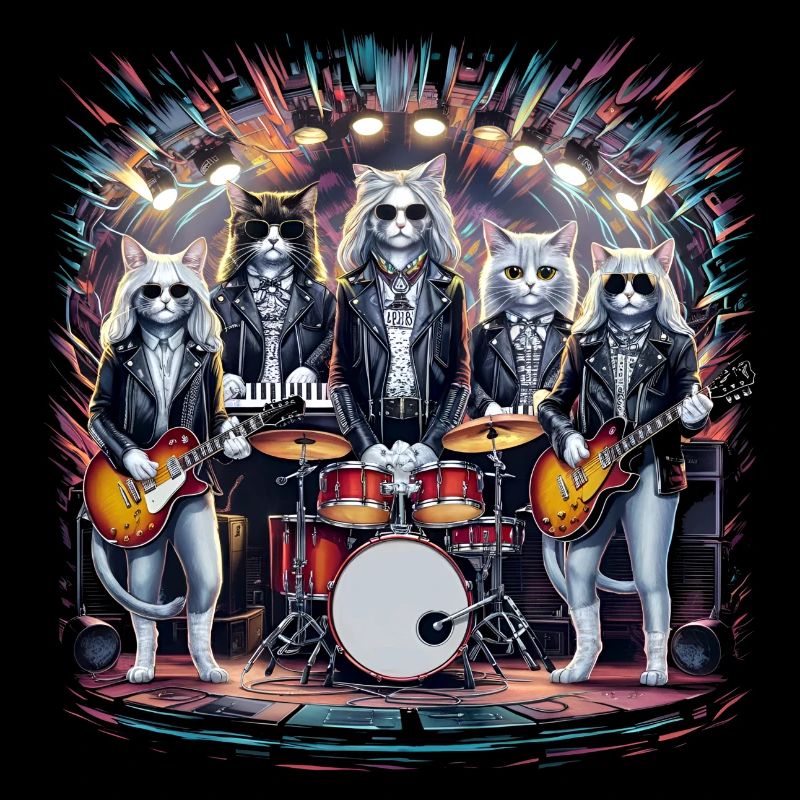 Rockin' Cats Psychedelische Hommage