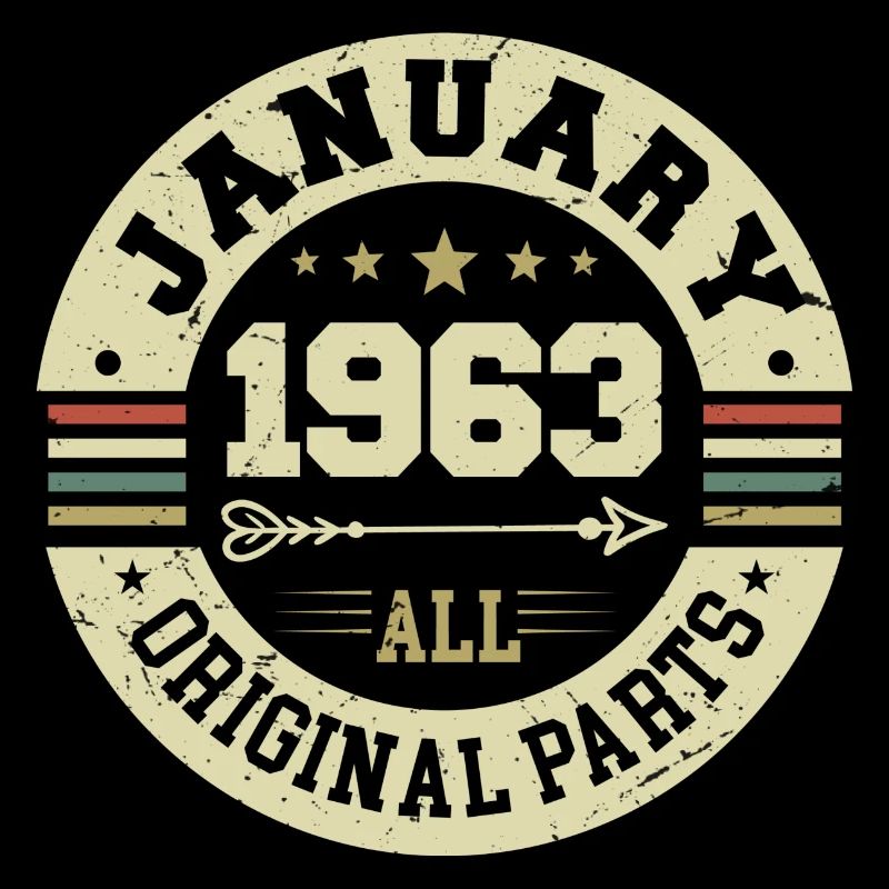 Janvier 1963 - Anniversaire en janvier 1963