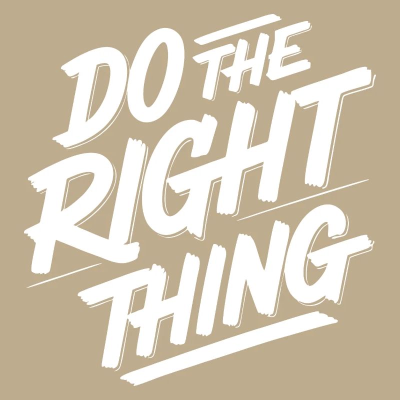 Do the right thing 1 (dark)