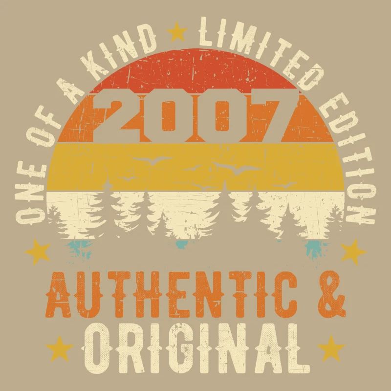 Original 2007 Authentic 2007 Birthday Gift