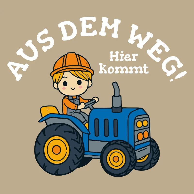 Traktor Junge Kinder Name Vorlage