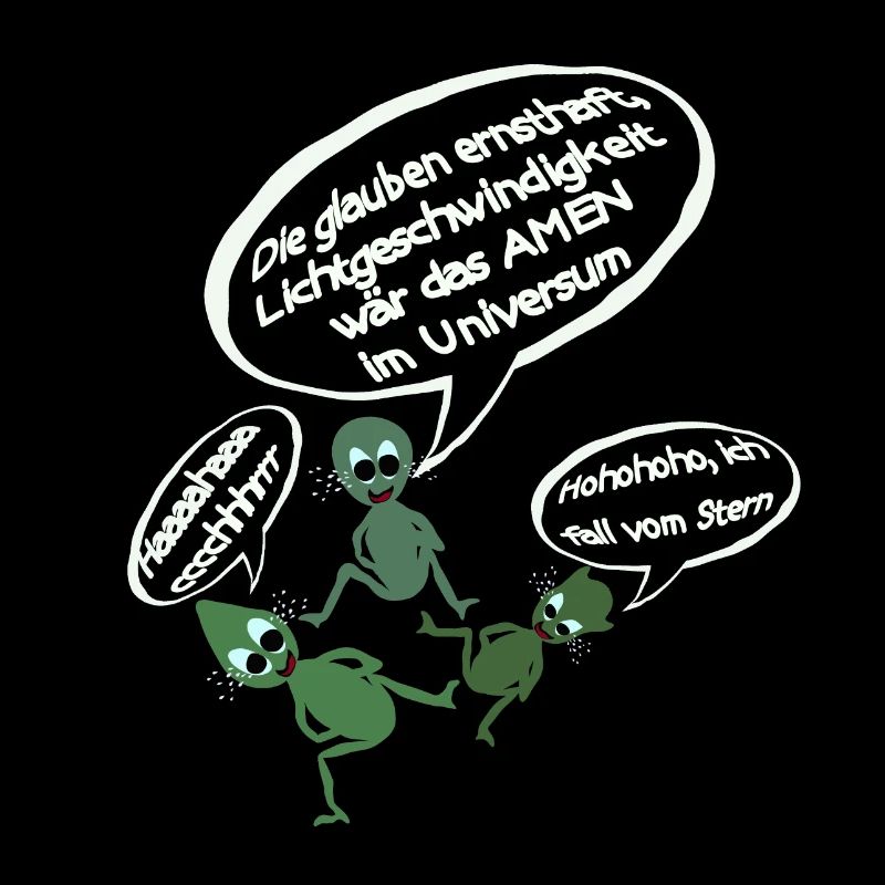 Lachende Aliens