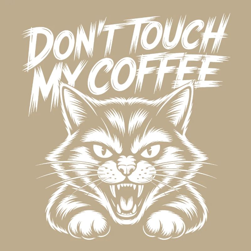 Ne touche pas à mon café – Chat qui siffle