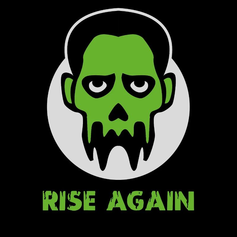 Zombie Head  - Halloween Creepy Undead Design