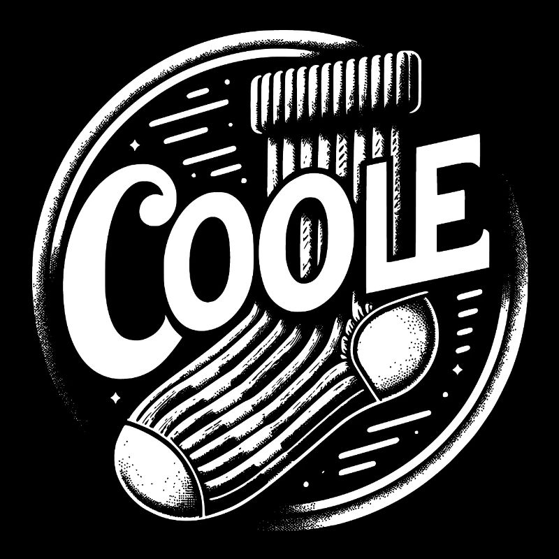 Cool sock - fun motivational design