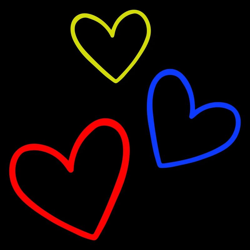 Hearts Colorful