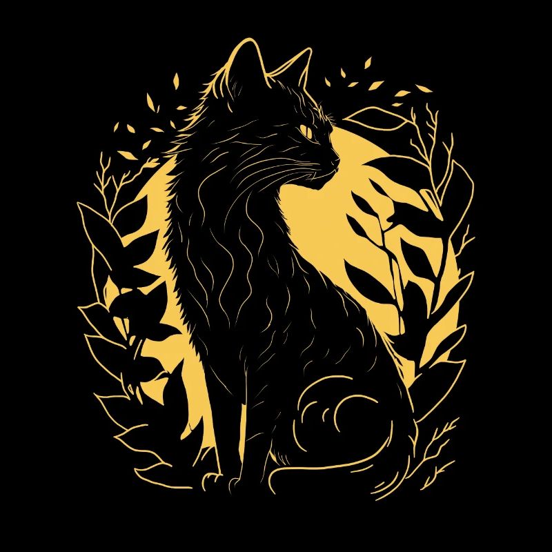 Cat silhouette