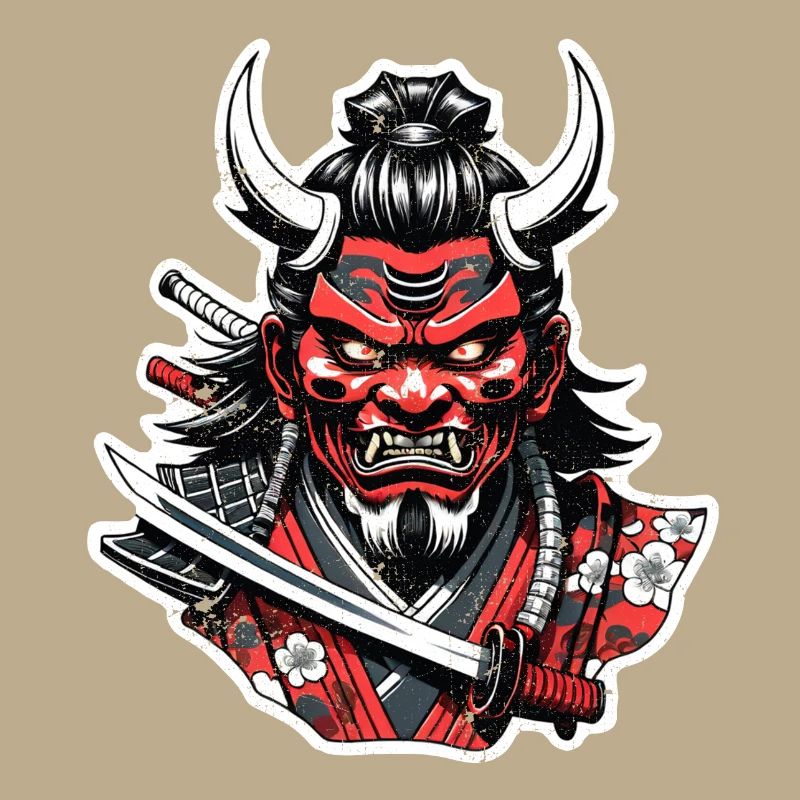 Samurai-Krieger - Japan - Dämon