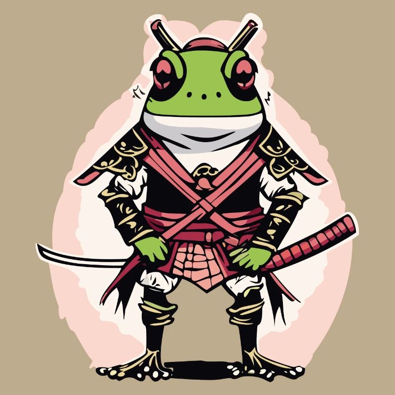 Frosch Samurai