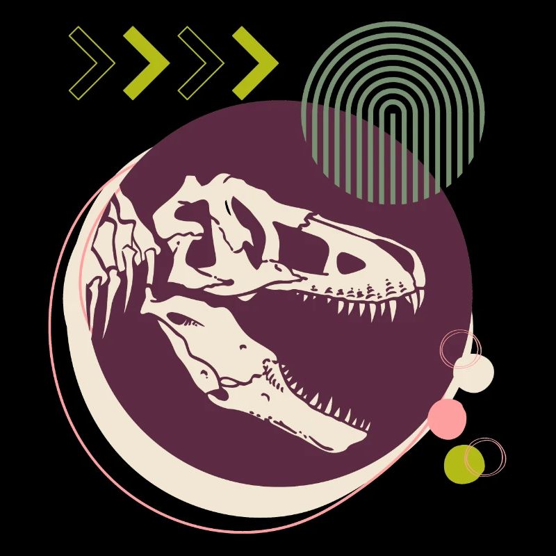 Dino 3, T-Rex, skeleton, wild world