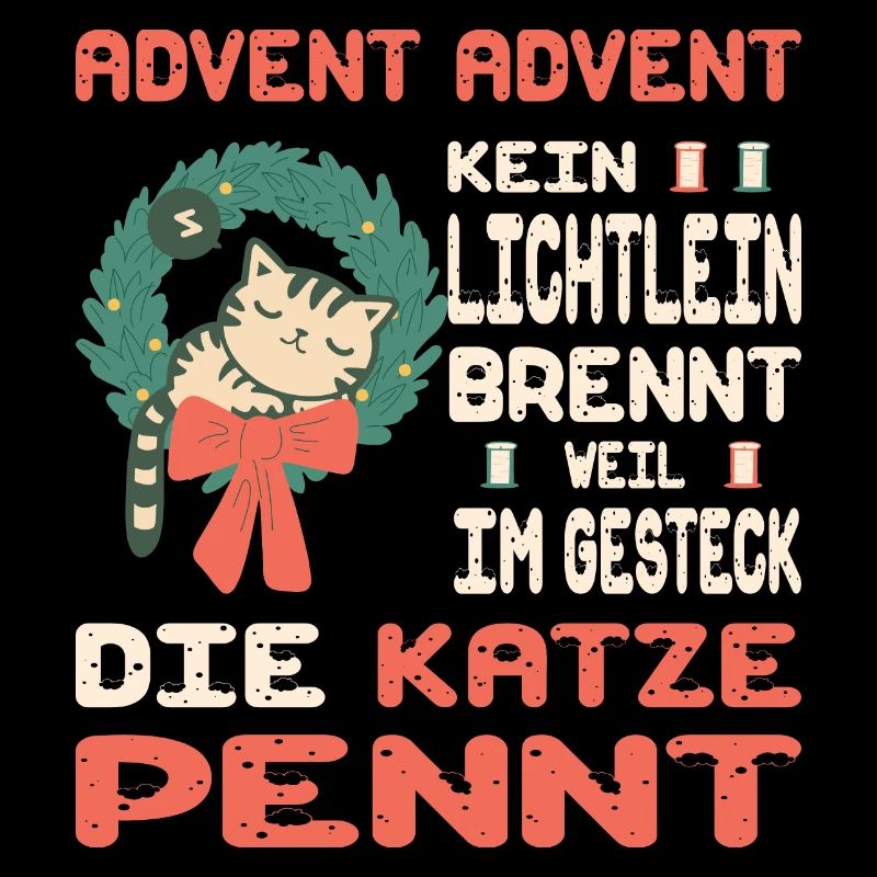 Adventszeit mit Katze