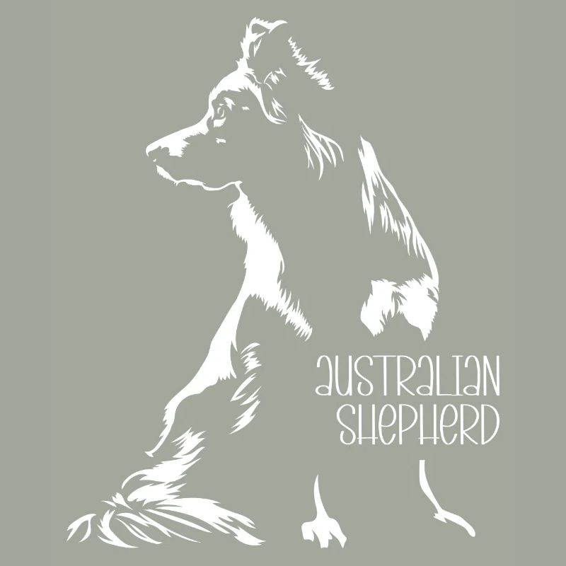 Australian Shepherd Silhouette Aussie Wilsigns