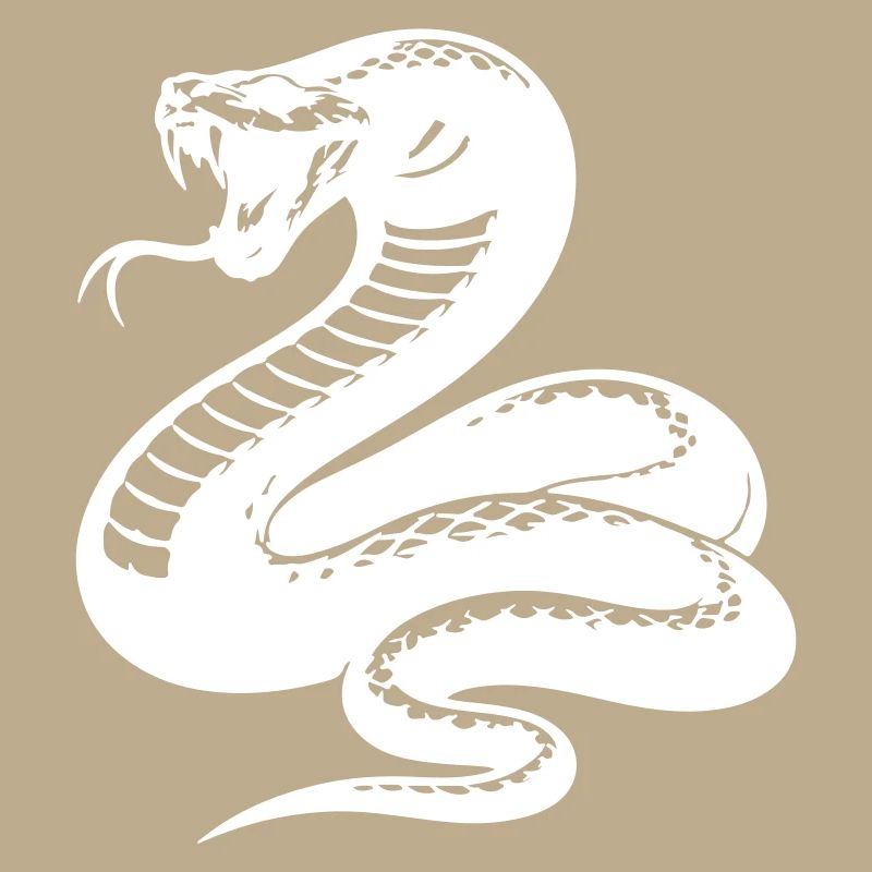 Silhouette du python serpent
