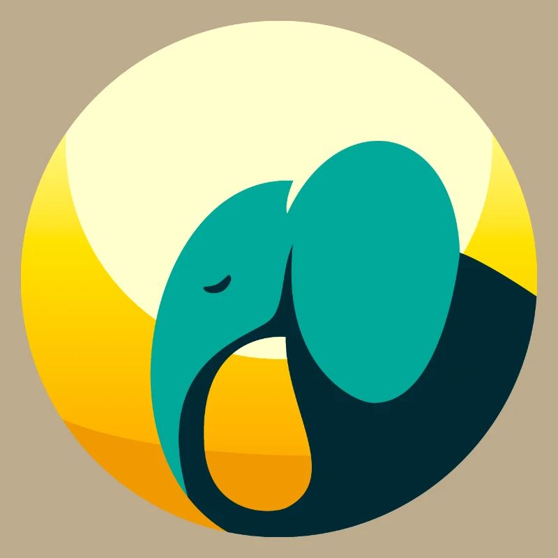 Éléphant abstrait
