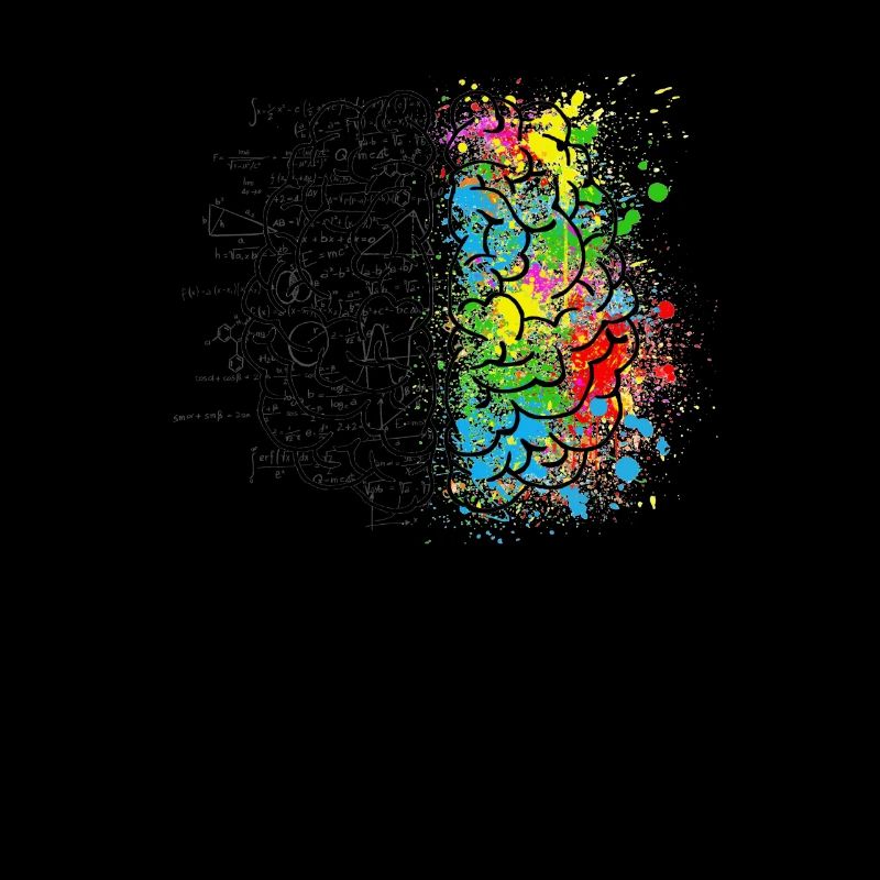 Créatif ou logeant dans le cerveau