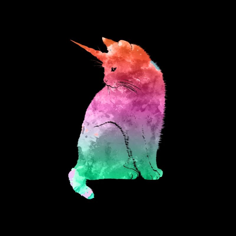 Einhorn Katze Geschenk