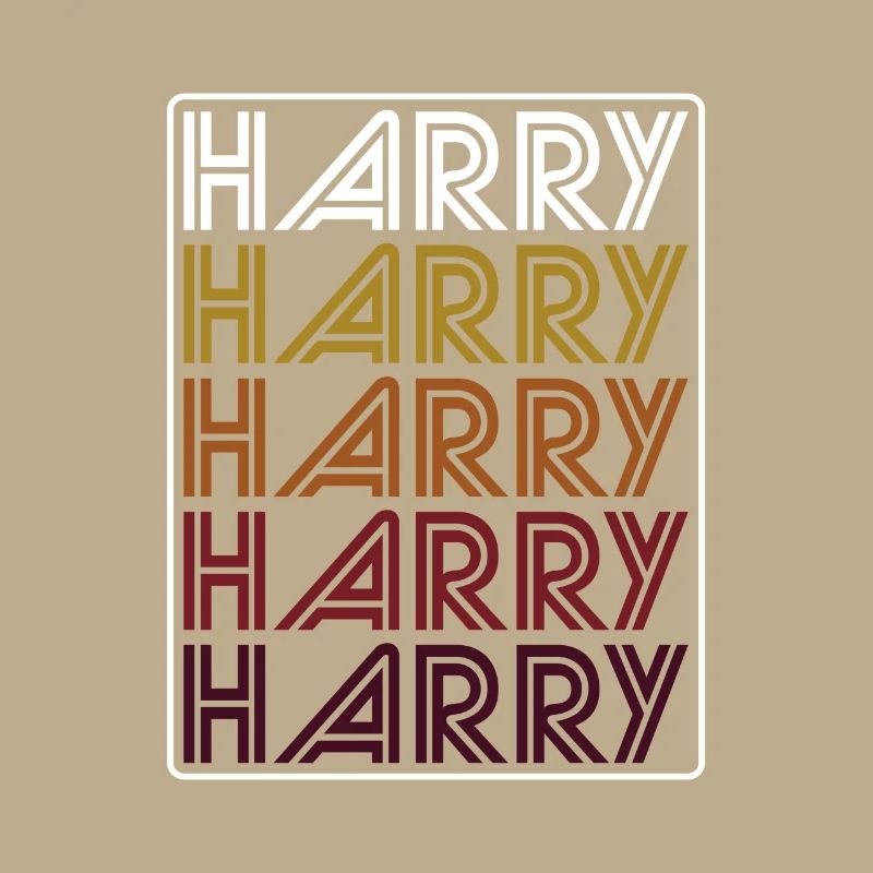 Harry Retro Wordmark Pattern