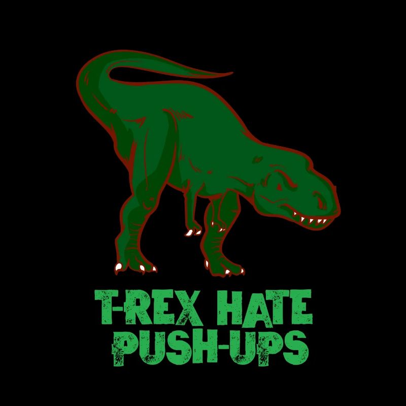 T-Rex - force de pompes de dinosaures