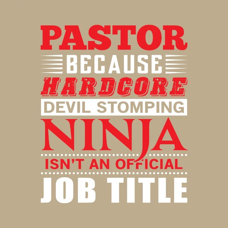Pastor devil stomping Ninja