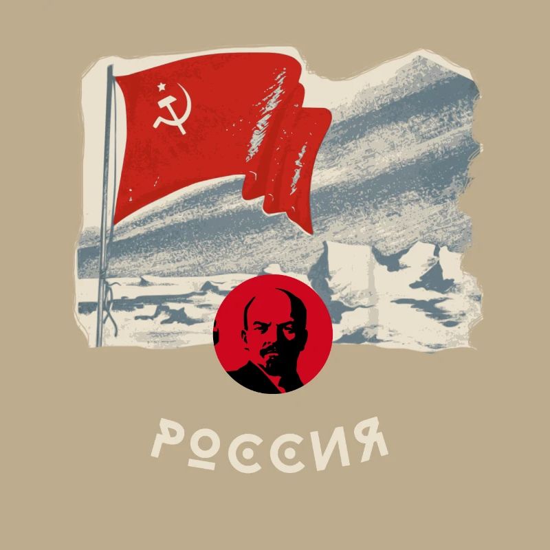 russie, lenin, drapeau, faucille, drapeau, moscou, russie
