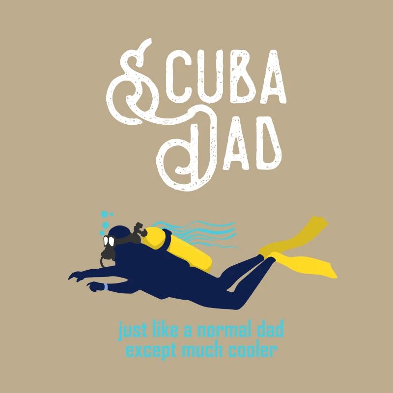 Scuba - Diving - Father - cool - normal