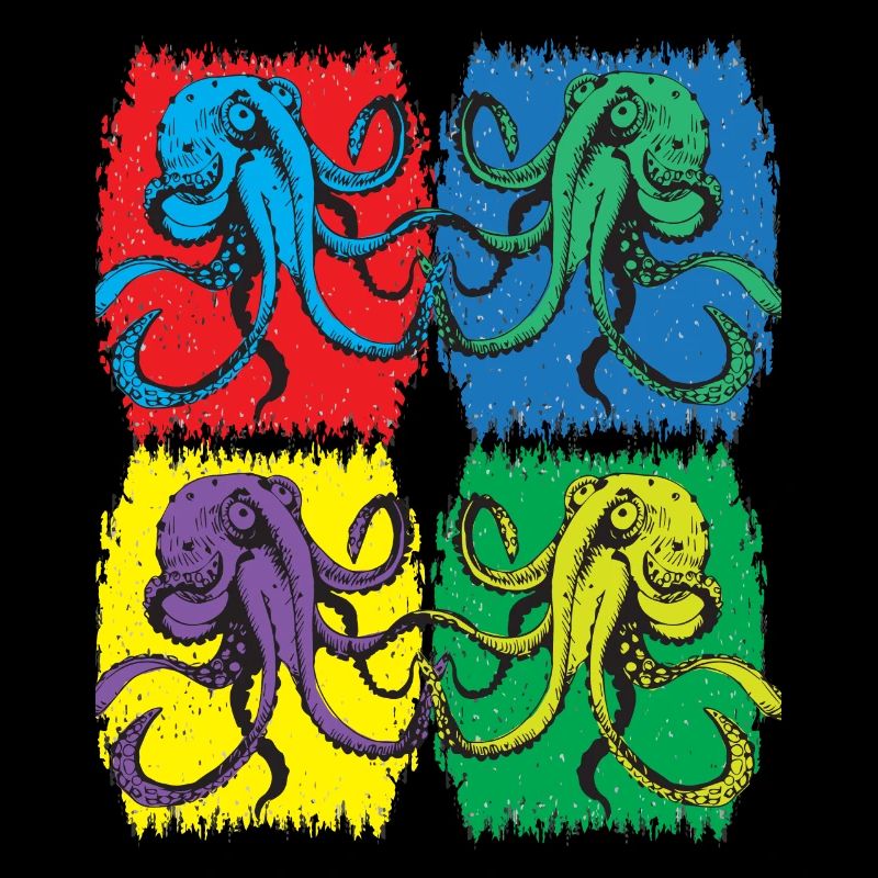 Octopus Pop Art