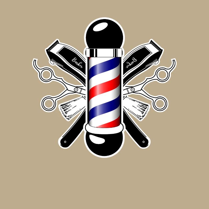Retro Barber Shop Bart Geschenk