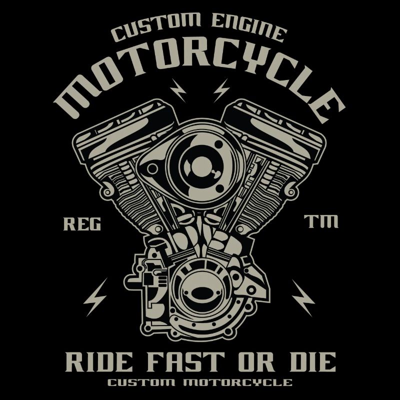 Conversion de moteur de moto Chopper Custom Engine
