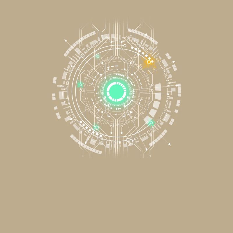 nerd CPU core computer code pc platine raumschiff