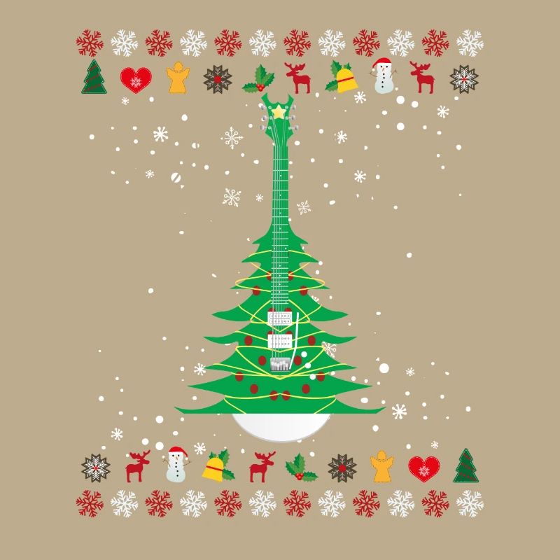 Gitarre Weihnachtsbaum
