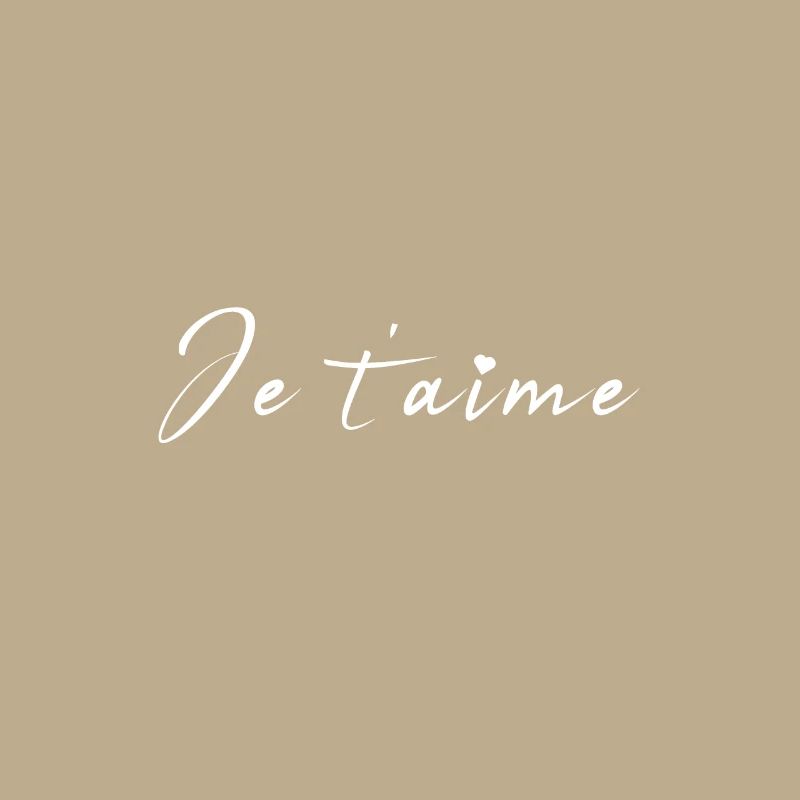 Je t'aime Script Romance