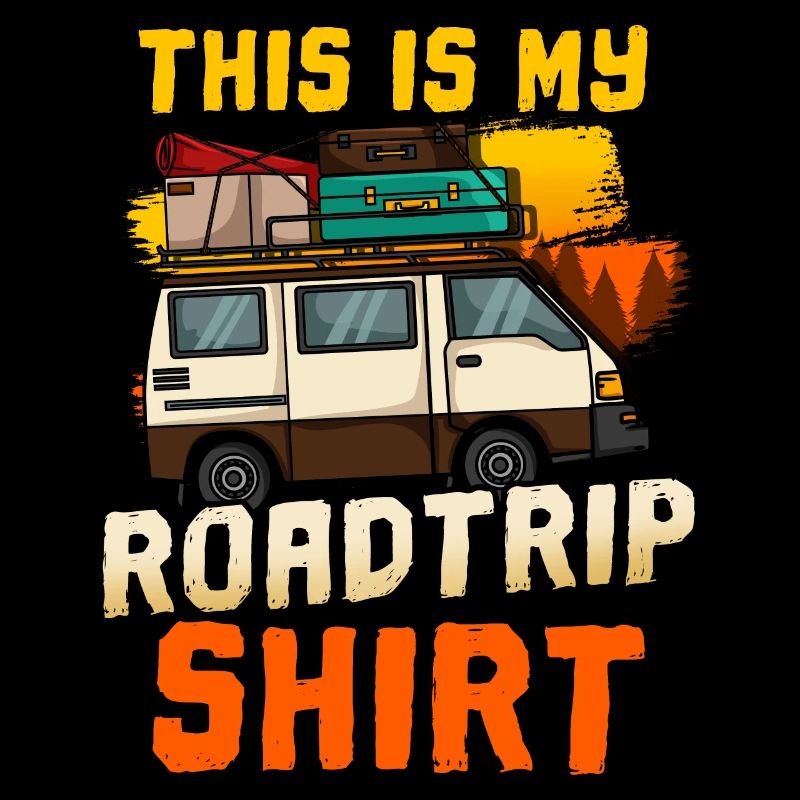 Motorhome Camping Retro