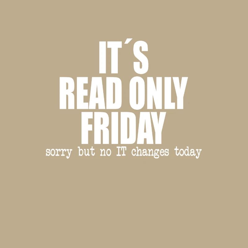 lustige it´s read only friday Geschenkidee