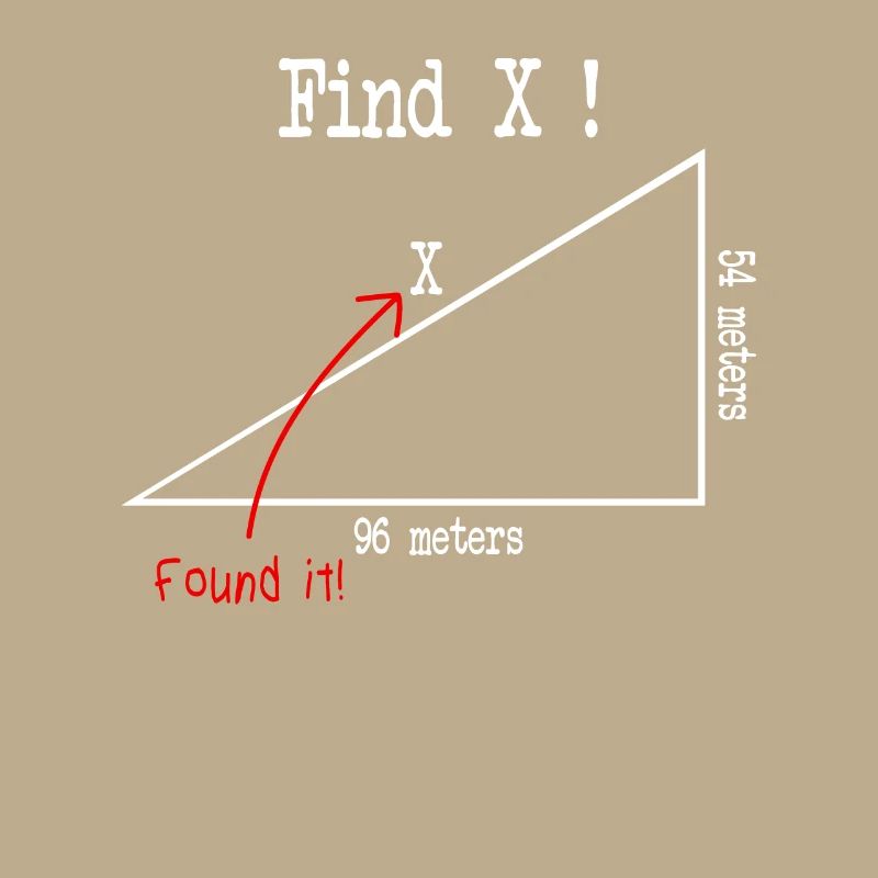 Mathe Mathematik meme Find X Found It pythagoras