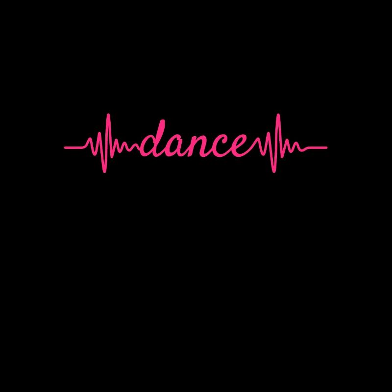 Coeur battement ECG Danse Dance Valse cadeau