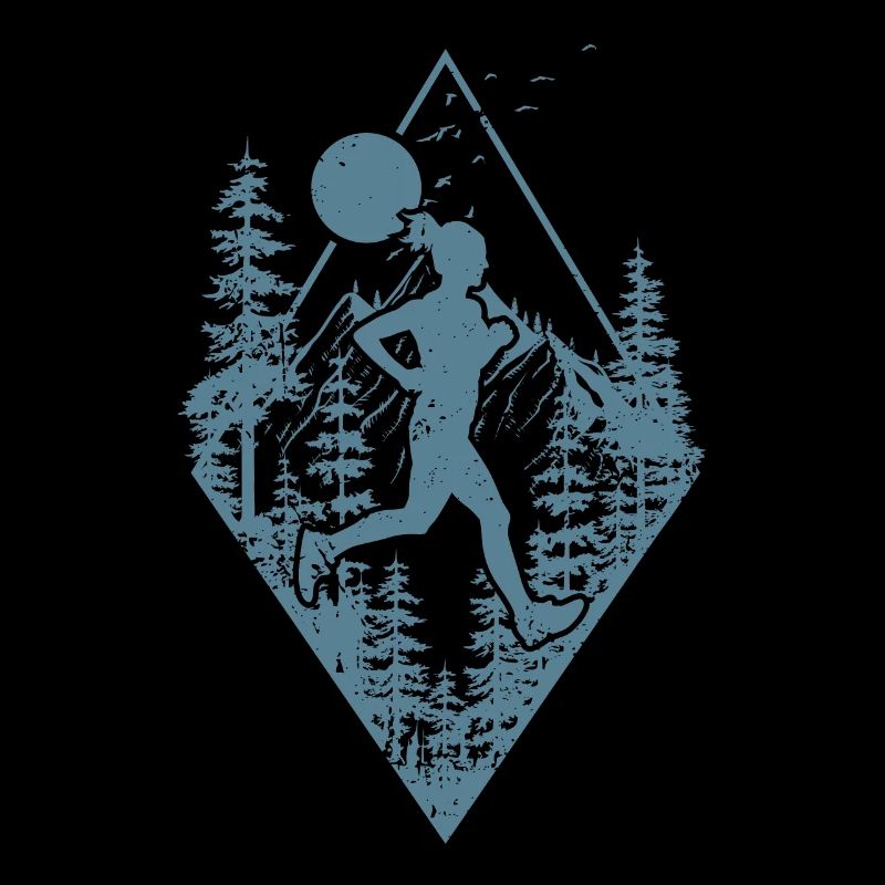 Traillauf im Wald